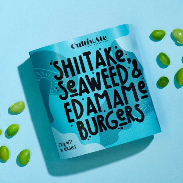 Buy CULTIV.ATE Shitake, Seaweed & Edamame Burger Patties Online & Melbourne